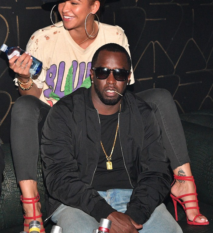 Splurge: Cassie’s Diddy XS Lounge Beyonce After Party Giuseppe Zanotti Red Suede Strappy Sandals + Monica Brown’s Giuseppe Zanotti Red Wing Sandals