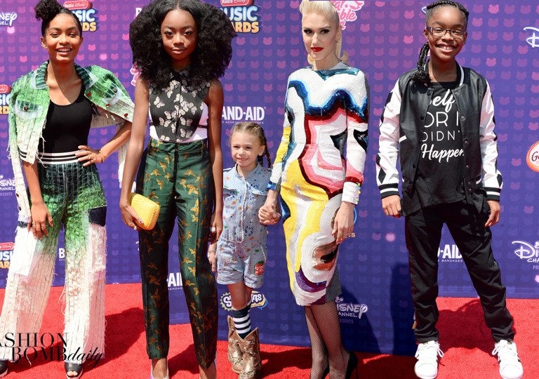 On the Scene: The 2016 Radio Disney Awards with Gwen Stefani in Sequined Olympia Le Tan, Skai Jackson in Giuliette Brown, and Marsai Martin in Ten Sixty Sherman!