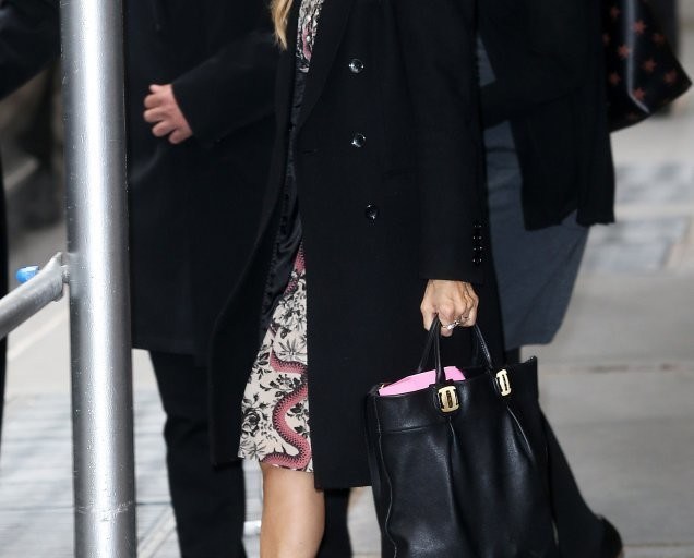 Splurge: Sarah Jessica Parker’s The View SJP by Sarah Jessica Parker Carrie Sparkle Lamé T-Strap Pumps in Silver