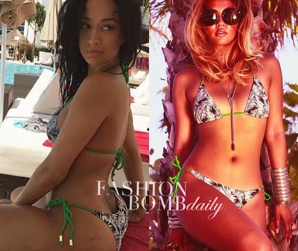 Steal: Draya Michele’s Memorial Day Vacation Mint Swim Nevada Bikini