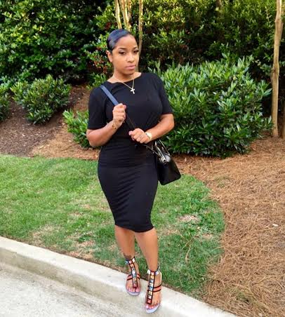 Splurge: Toya Wright’s Instagram Fendi Multicolor Studded Ankle Wrap Leather Sandals