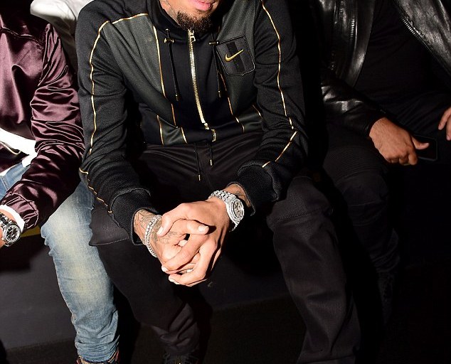 Hot! or Hmm: Chris Brown’s NikeLab x Olivier Rousteing Launch Party’s Balmain and NikeLab Black Zip Jacket and Shoes