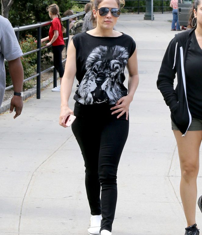 Splurge: Jennifer Lopez’s New York City Stella McCartney Lion Print Shirt
