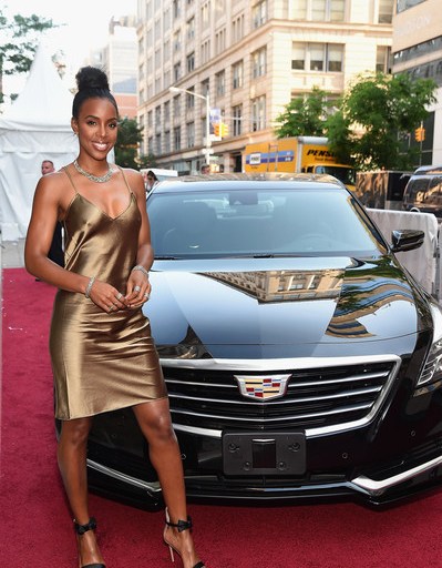 Splurge: Kelly Rowland’s Cadillac House New York City Grand Opening Gianvito Rossi Leather Bow Sandals