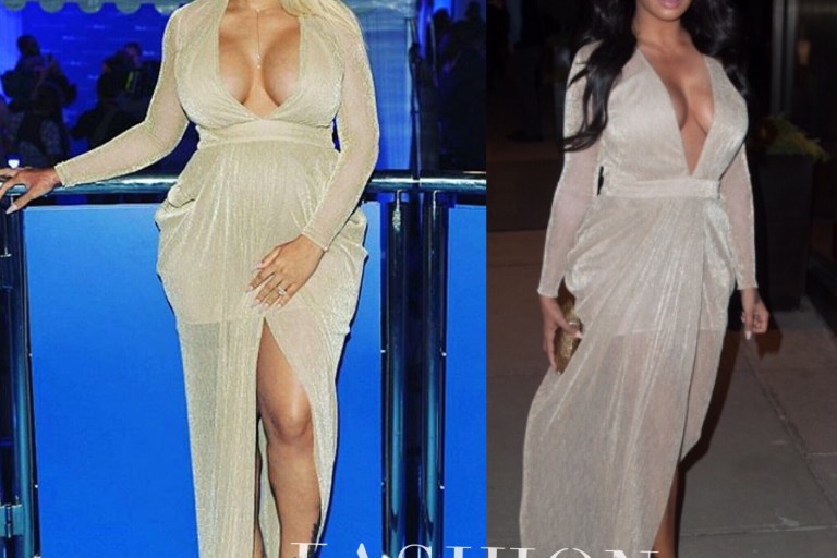 Who Wore It Better: Blac Chyna vs. Lala Anthony in House of CB ‘Blanca’ Champagne Dress