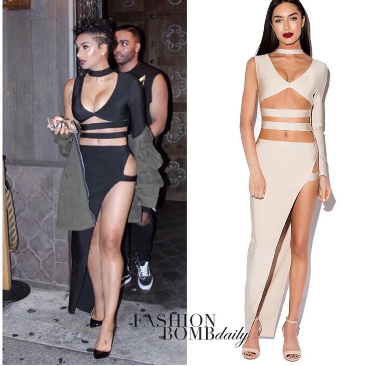 Splurge: Laura Govan’s Jessica Rich Collection Black Cali Bandage Dress