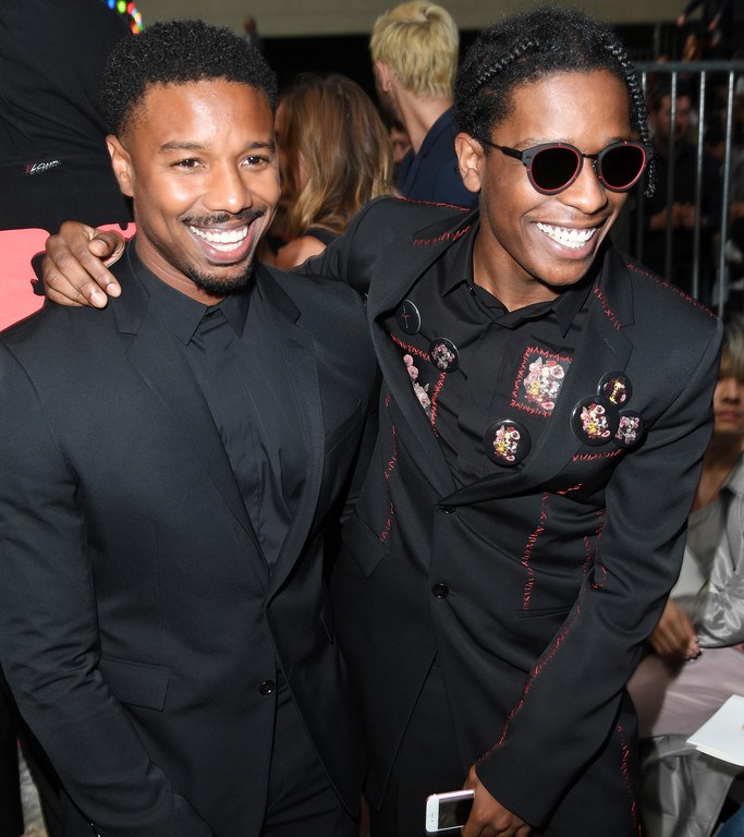 On the Scene: The Dior Homme Spring 2017 Fashion Show with Michael B. Jordan, A$AP Rocky, Victor Cruz, and More!