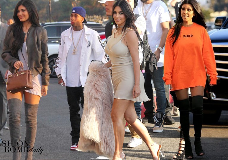 On the Scene: Kanye West’s Famous Video Premiere Featuring Kim Kardashian, Kylie Jenner, Tyga, and more!