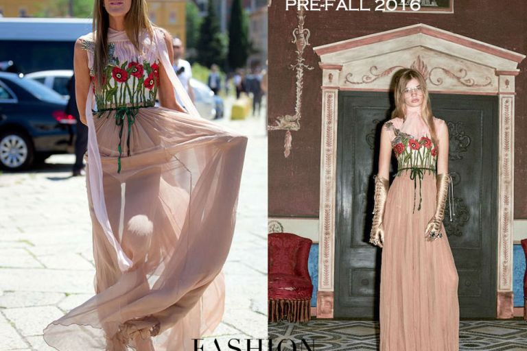 Hot! or Hmm… Anna Dello Russo’s Gucci Spring 2017 Menswear Fashion Show Gucci Pre-Fall 2016 Floral Embroidered Sheer Gown