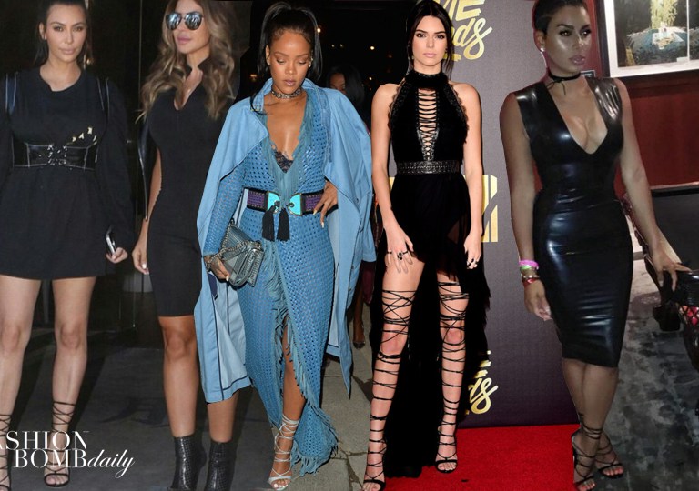 Celebs Love: DSquared2’s ‘RiRi’ Lace-Up Sandals