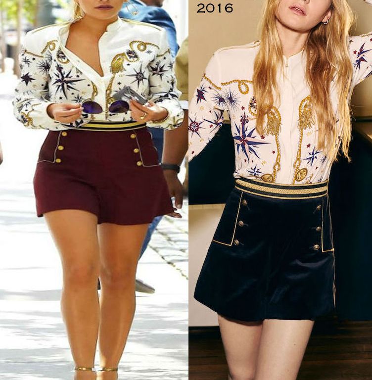 Hot! or Hmm… Rita Ora’s <em>America’s Next Top Model</em> Studios Tommy Hilfiger Pre-Fall 2016 Nautical Print Button Front Shirt and Burgundy Sailor Shorts