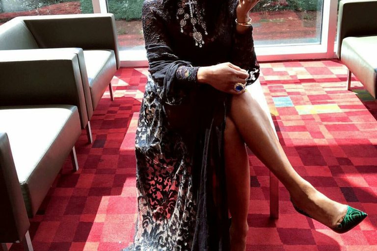 Splurge: Marlo Hampton’s Bronner Bros. Summer Beauty Show Christian Louboutin Green and Black Malachite-Print Patent Leather ‘So Kate’ Pumps