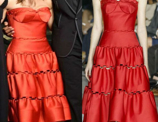 Hot! or Hmm… Karen Fukuhara’s <em>Suicide Squad</em> Tokyo Premiere Zac Posen Spring 2016 Red Strapless Bustier Cutout Dress