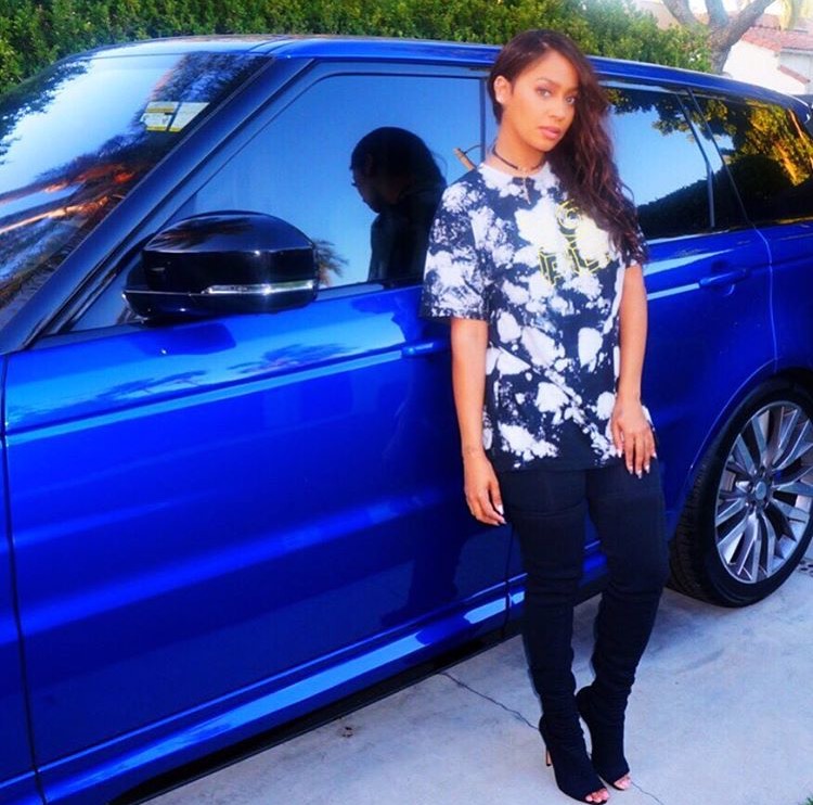 Splurge: Lala Anthony’s Instagram Gianvito Rossi Vires Cuissard Knitted Thigh-High Peep-Toe Boots