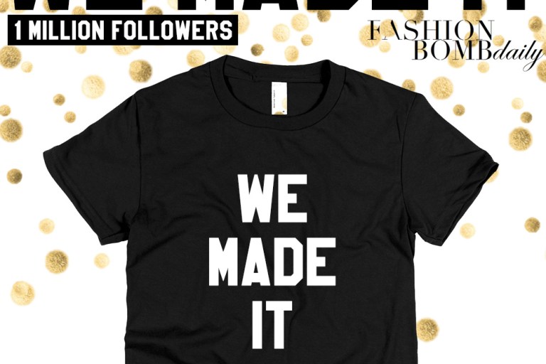 1 Million Followers Strong! Win a ‘We Made It’ Tee + More from BeautyLifeFun and Tees in the Trap