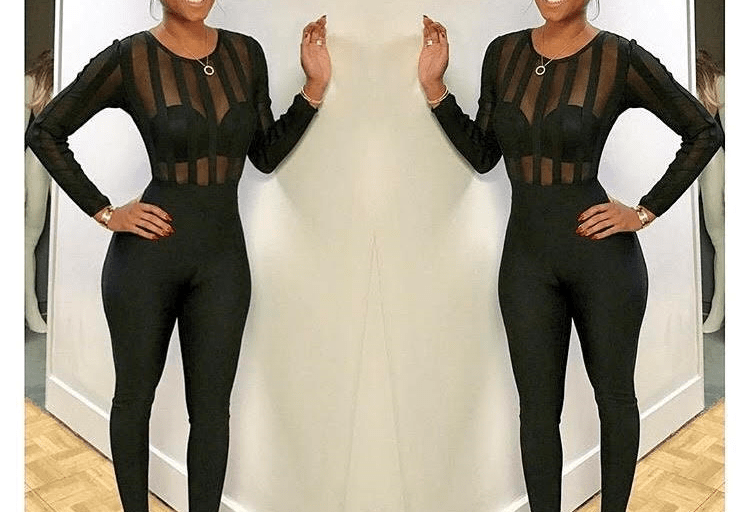 Splurge: Eniko Hart’s Instagram Jessica Rich Collection Bonjour Black Jumpsuit