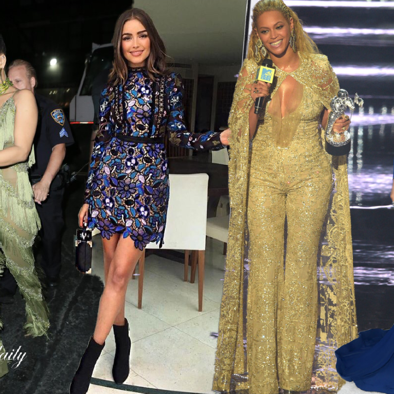 Look of the Week featuring Beyoncé in Elie Saab, Rihanna in L’Impasse NYC, Nicki Minaj in Bao Tranchi and More!