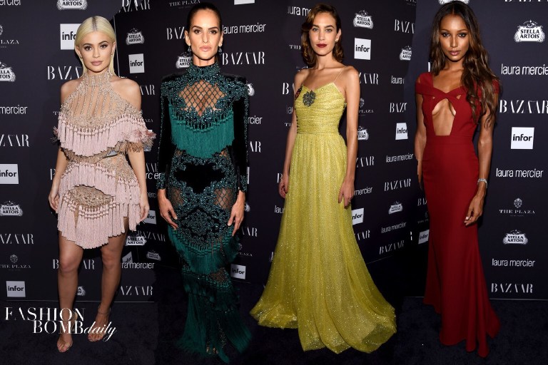 On the Scene: Harper’s Bazaar’s #BazaarIcons Event Featuring Kylie Jenner in Balmain, Hailey Baldwin in Naeem Khan, Kim Kardashian in Givenchy, and More!