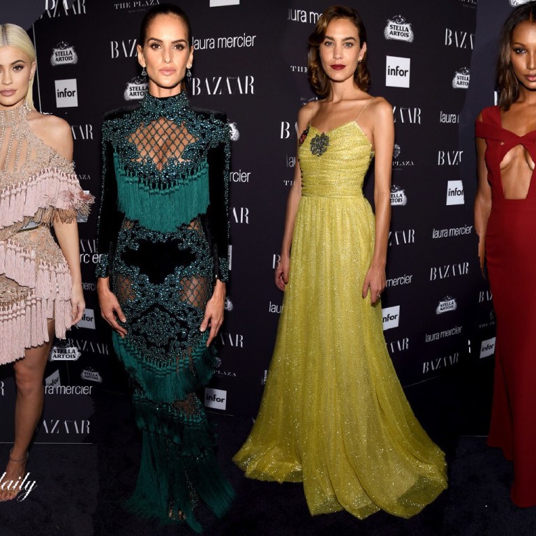 On the Scene: Harper’s Bazaar’s #BazaarIcons Event Featuring Kylie Jenner in Balmain, Hailey Baldwin in Naeem Khan, Kim Kardashian in Givenchy, and More!