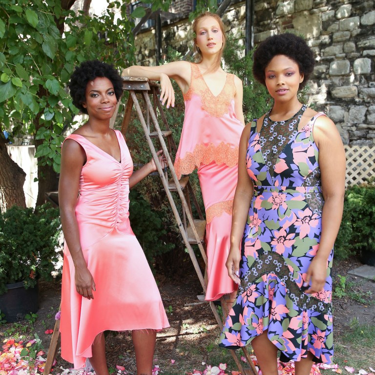 Beauty Bomb: Tracy Reese’s Spring 2017 Ethereal, Natural Hair, Styled by Bok-Hee for Cantu