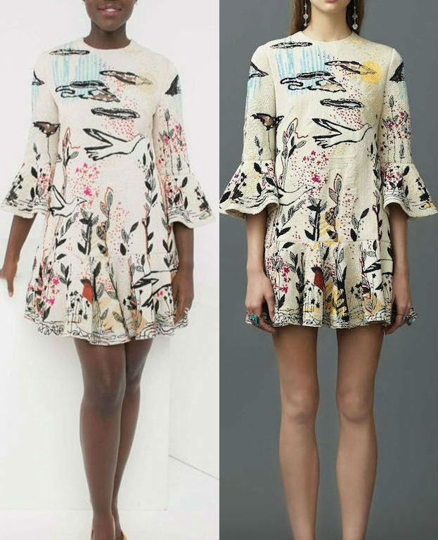 Hot! or Hmm… Lupita Nyong’o’s <em>Queen of Katwe</em> 2016 Toronto Film Festival Portrait Valentino Resort 2017 Nature Print Dress