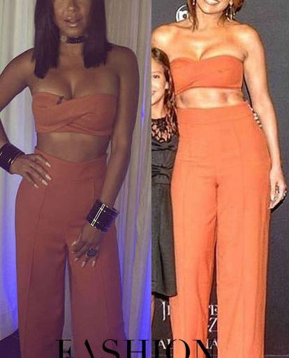 Who Wore It Better? Christina Milian vs. Jennifer Lopez in House of CB’s Rosalva Russett Two Piece Bustier Trouser Set