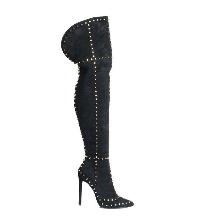 Bomb Product of the Day: Jennifer Le’s 2BD Thigh High Studded Boots
