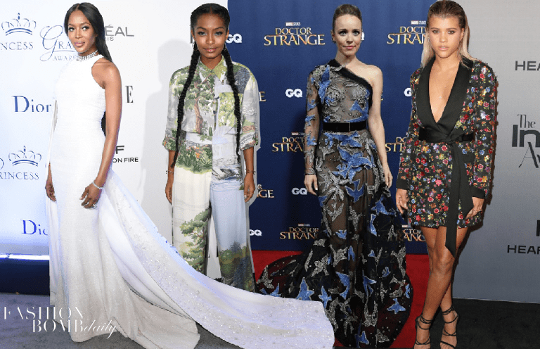 Look of the Week featuring Yara Shahidi in Stella McCartney, Queen Latifah in Christian Siriano, Naomi Campbell in Ralph & Russo and More!