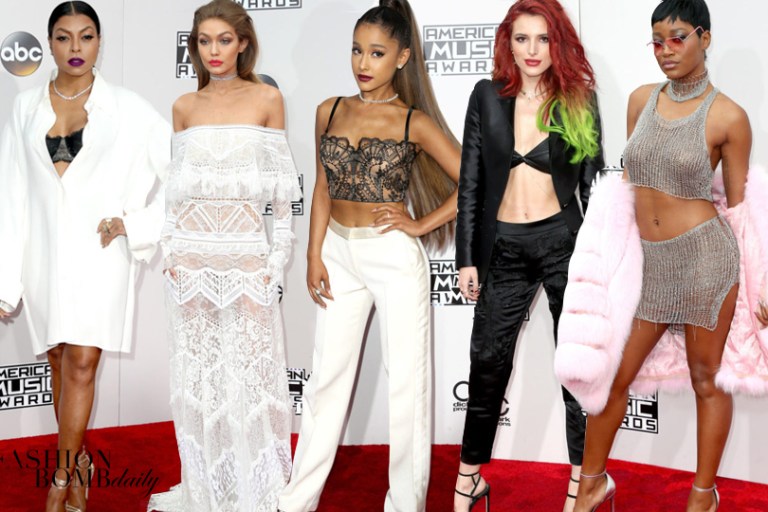 On the Scene: The 2016 American Music Awards with Ciara in Stephane Rolland Couture, Zoe Saldana in Monse, Teyana Taylor in Steven Khalil, and More!
