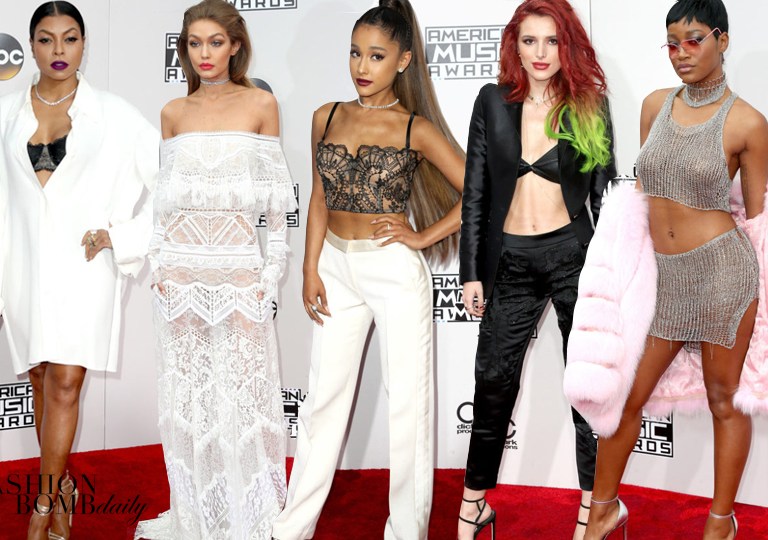 On the Scene: The 2016 American Music Awards with Ciara in Stephane Rolland Couture, Zoe Saldana in Monse, Teyana Taylor in Steven Khalil, and More!