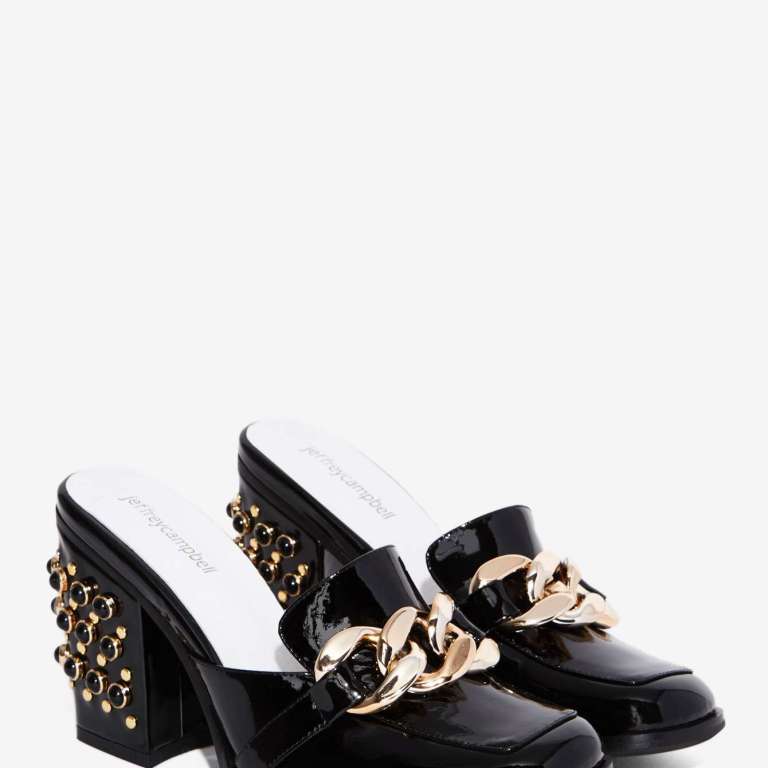Bomb Product of the Day: Jeffrey Campbell Wiser Patent Leather Mule
