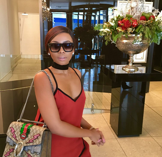 Splurge: Bonang Matheba’s Instagram $3,800 Gucci Dionysus GG Supreme Embroidered Bag