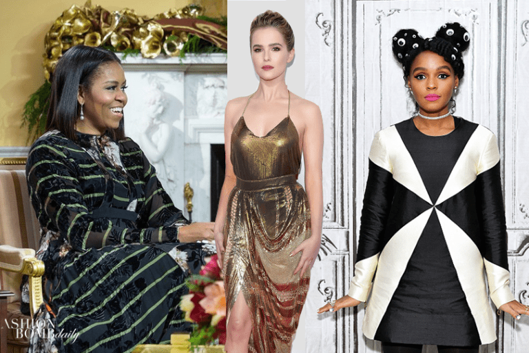 Look of the Week featuring Zoey Deutch in Balmain, Janelle Monae in Bally, First Lady Michelle Obama in Preen and More!