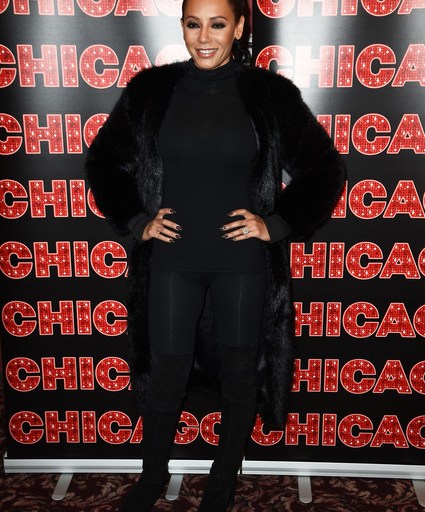 Splurge: Mel B’s Chicago House of CB Sable Faux Mink Full Length Coat