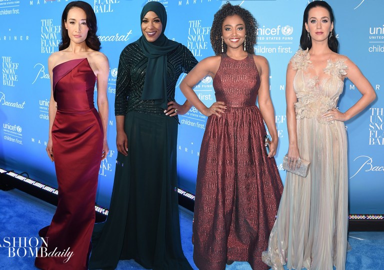 On the Scene: The 12th Annual UNICEF Snowflake Ball with Tamron Hall in Sonia Rykiel, Patina Miller in alice+olivia, Maggie Q in Zac Posen, and More!