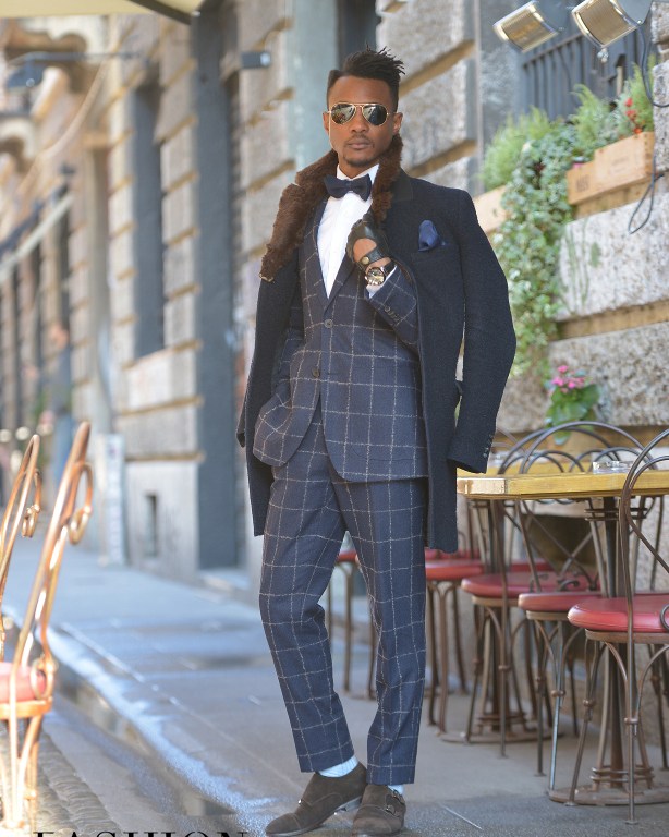Real Street Style: Milan Men’s Fall 2017 Fashion Week by David Nyanzi
