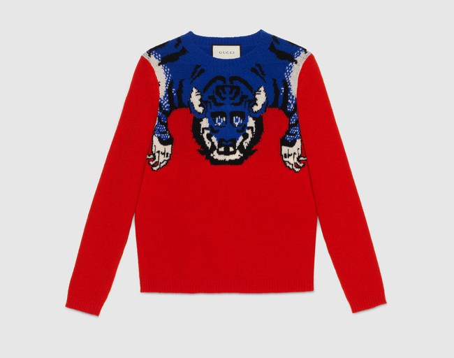 Bomb Product of the Day: Gucci’s Tiger Wool Sweater