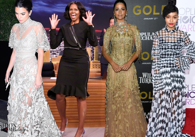 Look of the Week featuring Yara Shahidi in Off-White, First Lady Michelle Obama in Givenchy, Jennifer Lopez in Reem Acra and More!