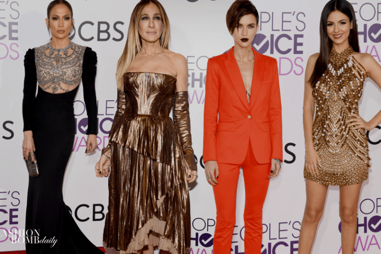 On the Scene: The 2017 People’s Choice Awards with Jennifer Lopez in Reem Acra, Jada Pinkett Smith in Dolce & Gabbana, Sarah Jessica Parker in J.Mendel Couture, and More!