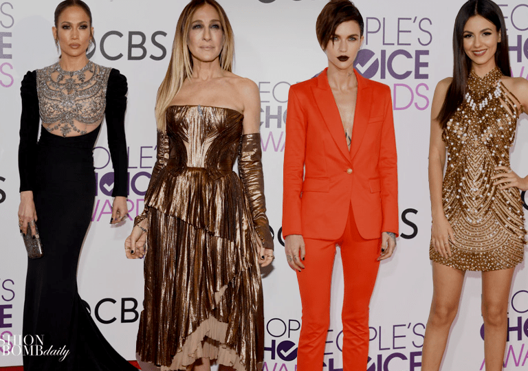 On the Scene: The 2017 People’s Choice Awards with Jennifer Lopez in Reem Acra, Jada Pinkett Smith in Dolce & Gabbana, Sarah Jessica Parker in J.Mendel Couture, and More!