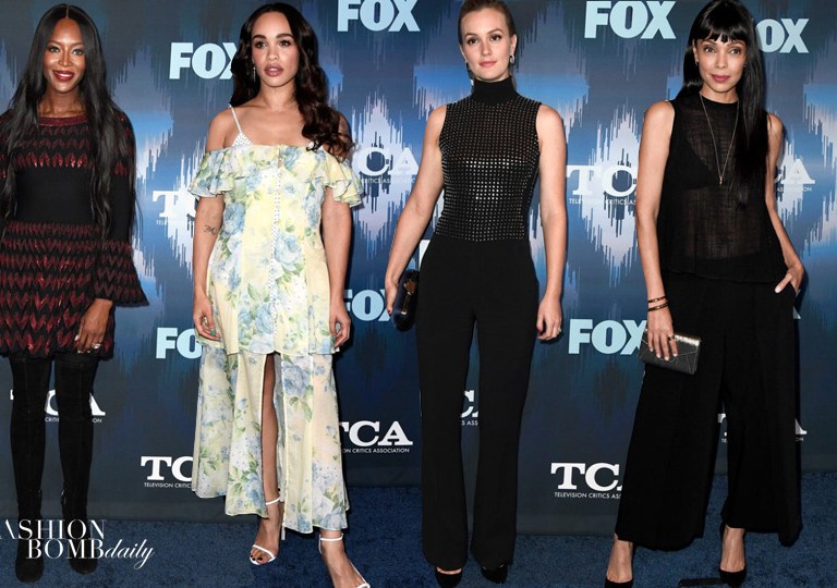 On the Scene: The 2017 Winter TCA Tour – FOX All-Star Party with Sanaa Lathan in Zimmermann, Naomi Campbell in Azzedine Alaia, Serayah in Hamel, and More!