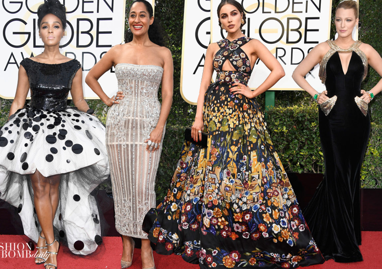 On the Scene: The 74th Annual Golden Globe Awards with Chrissy Teigen in Marchesa, Janelle Monae in Armani Prive, Sofia Vergara and Tracee Ellis Ross in Zuhair Murad, and More!