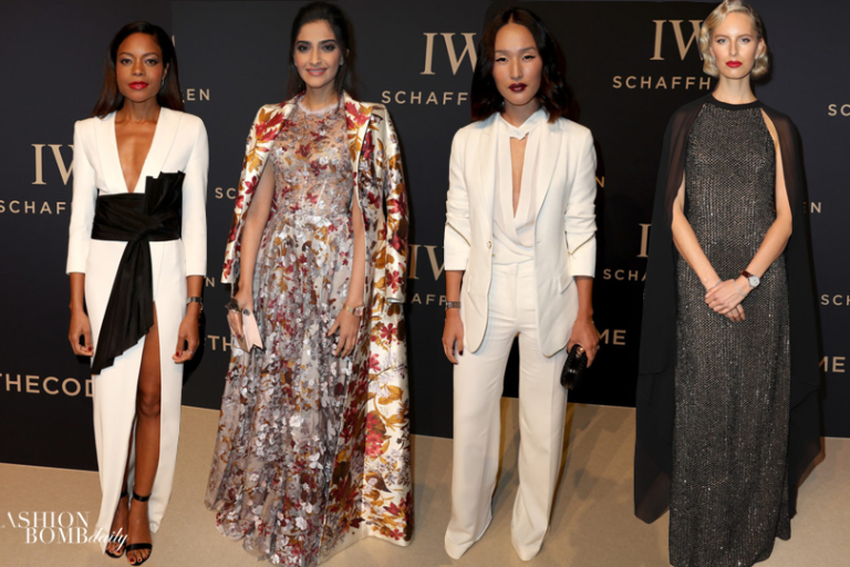 On the Scene: The IWC Schaffhausen “Decoding the Beauty of Time” Gala Dinner with Naomie Harris in Alexandre Vauthier, Karolina Kurkova in Michael Kors Collection, Adriana Lima in Cushnie et Ochs, and More!
