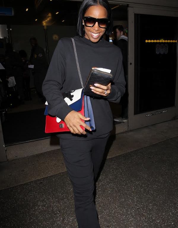 Splurge: Kelly Rowland’s LAX Gucci Dionysus Embroidered Leather Shoulder Bag