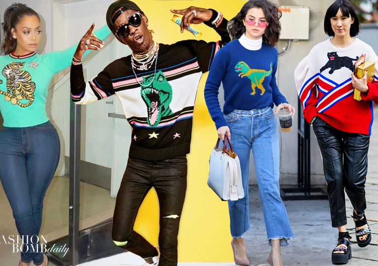 The Fab List: 15+ Times Celebs Rocked Critter Sweaters + How Do You Wear It?