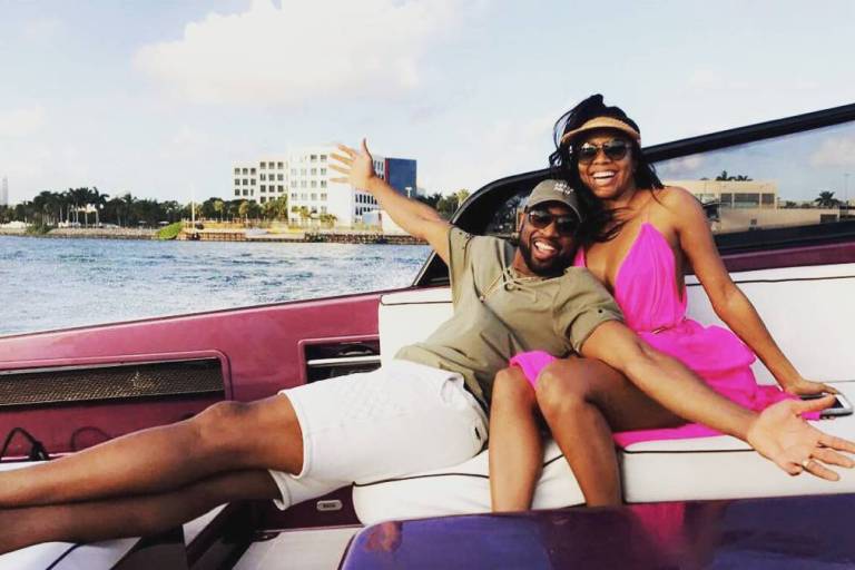 Splurge: Gabrielle Union’s Instagram $295 Lois London Fuchsia Roxy Dress