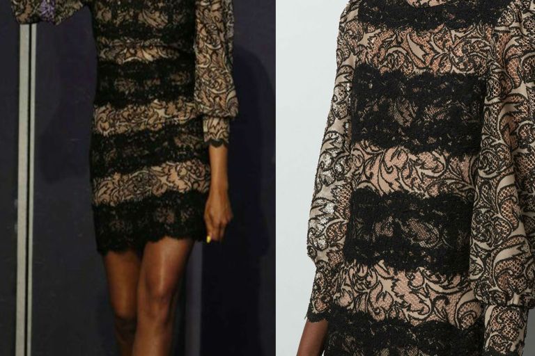 Hot! or Hmm… Taraji P. Henson’s Jimmy Kimmel Live Tracy Reese Spring 2017 Lace Mini Dress