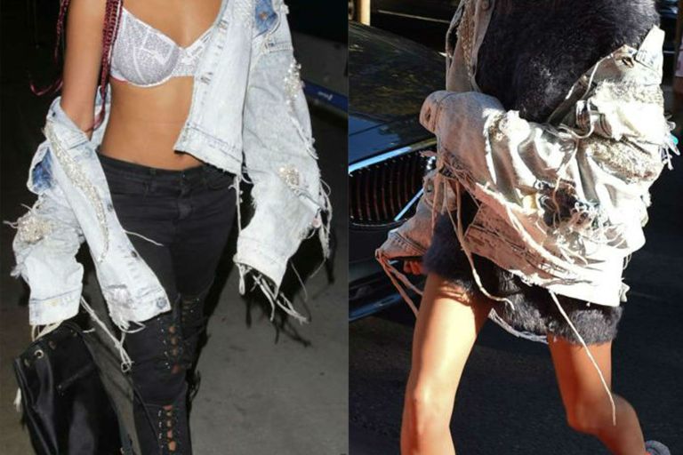 Who Wore It Better? Keke Palmer vs. Hailey Baldwin in 5:31 JÉRÔME’s Spring 2017 Swarovski Embellished Denim Jacket