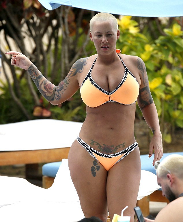 Steal: Amber Rose’s Honolulu Seafolly Crochet Trim Bralette Bikini Top and Bottom