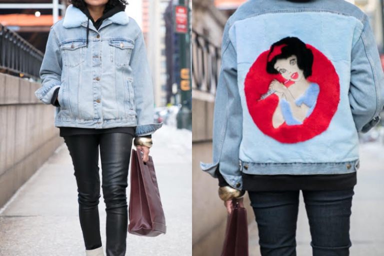 Bomb Product of the Day: Blood Honey’s Modern Snow White Fur and Denim Jacket